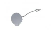 Заглушка (решетка) в бампер передний Volkswagen Touran (2010-2015) 9563079