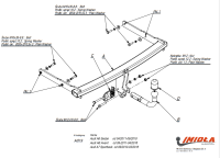 Прицепное устройство (фаркоп) Audi A7 4G (2010-2018) A019