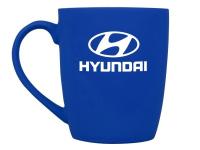 Фарфоровая кружка Hyundai Logo Mug, Soft-touch, 360ml, Blue/White, артикул R8480ACA253H