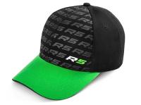 Детская бейсболка Skoda Kids Baseball Cap Motorsport R5, Green/Black, артикул 000084309J