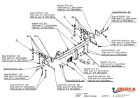 Прицепное устройство (фаркоп) Subaru Forester SJ (2012-2018) U007