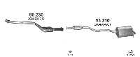 Глушитель Mercedes C W203 (2000-2007) 13210