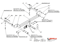 Прицепное устройство (фаркоп) Fiat Grande Punto (2005-2018) F029