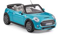 Модель автомобиля MINI Cabrio (F57), Electric Blue, Scale 1:18, артикул 80432405584
