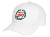 Винтажная бейсболка MINI Cap Vintage Logo, White, артикул 80162463255