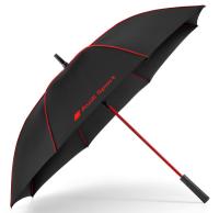 Большой зонт-трость Audi Sport Stick Umbrella, black/red, NM, артикул 3122200200