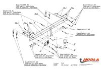 Прицепное устройство (фаркоп) Kia Carnival (1998-2006) K008