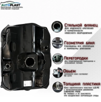 Бак топливный Kia Carens (1999-2006) PFT-114KSP