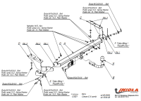 Прицепное устройство (фаркоп) Citroen C5 (2001-2008) C021