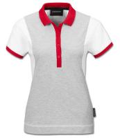 Женская рубашка-поло Audi Sport Poloshirt, Womens, white/grey, артикул 3131801901