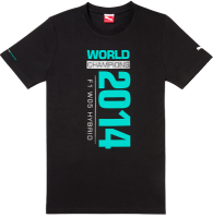 Футболка унисекс Mercedes T-Shirt Unisex F1 World Champions 2014, артикул B67995192