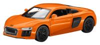 Инерционный автомобиль Audi R8 V10 Pullback, Scale 1:38, Solar Orange, артикул 3201910010