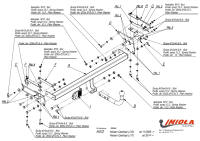 Прицепное устройство (фаркоп) Nissan Qashqai (2013-) N032