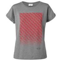 Женская футболка MINI Signet T-Shirt Women’s, Grey/Coral, артикул 80142454927