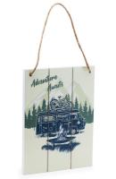Деревянная табличка на стену Volkswagen T2 Wooden Sign Adventure Awaits, артикул 1H2087002
