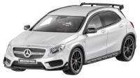 Модель Mercedes-Benz GLA 45 AMG, X156, Edition 1, Designo Iridium Silver Magno, Scale 1:43, артикул B66960399