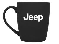 Фарфоровая кружка Jeep Logo Mug, Soft-touch, 360ml, Black/White, артикул 56A25034