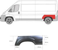 Арка задняя правая Fiat Ducato (2006-2014) 2097532