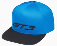 Бейсболка Porsche Flat Peak Cap, 911 GT3, Shark Blue / Black, артикул WAP8100010MGT3 Бейсболка Porsche Flat Peak Cap, 911 GT3, Shark Blue / Black, артикул WAP8100010MGT3
