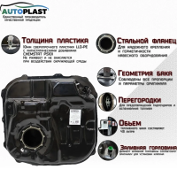 Бак топливный Hyundai Elantra HD (2006-2011) PFT-85mKCHE