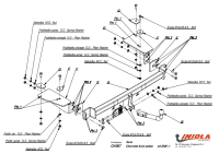 Прицепное устройство (фаркоп) Chevrolet Aveo T250/T255 (2006-2012) CH007