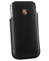 Кожаный чехол для iPhone 5 Porsche Case for iPhone 5, Black, артикул WAP0300170E