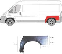 Арка задняя правая Citroen Jumper (2006-2017) 2097594