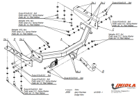 Прицепное устройство (фаркоп) Jeep Cherokee KK (2007-2013) J050