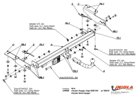 Прицепное устройство (фаркоп) Dodge Caravan (1995-2001) CH002