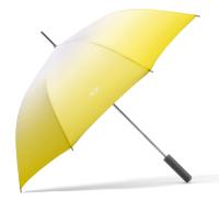 Зонт-трость MINI Gradient Walking Stick Umbrella, Energetic Yellow/White/Grey, артикул 80235A21225