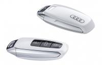Пластиковая крышка для ключа Audi Rings Key Cover, Glacier White Metallic, артикул 4N0071208AS9R Пластиковая крышка для ключа Audi Rings Key Cover, Glacier White Metallic, артикул 4N0071208AS9R
