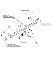 Прицепное устройство (фаркоп) Volkswagen Sharan (2010-) W046