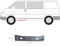 Порог левый Volkswagen Multivan T4 (1992-2003) 9558061