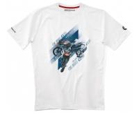 Футболка унисекс BMW Motorrad T-shirt Unisex, G 310 GS, White, артикул 76618392201