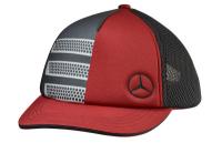 Детская бейсболка Mercedes-Benz Kids Cap Trucker Style, Black/Grey/Red, артикул B67871303 Детская бейсболка Mercedes-Benz Kids Cap Trucker Style, Black/Grey/Red, артикул B67871303