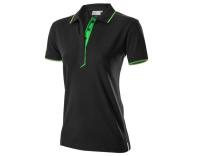 Женская рубашка-поло Skoda Polo Shirt, Women's, Essential Collection, Black/Green, артикул 000084240L041