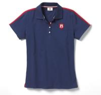 Классическая женская рубашка-поло Volkswagen Ladies Classic Polo Shirt, Dark Blue, артикул 1K9084240HDM