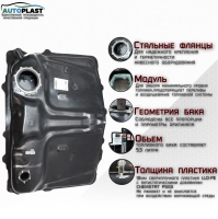 Бак топливный Toyota RAV4 (2000-2006) PFT-41LTR2