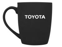 Фарфоровая кружка Toyota Logo Mug, Soft-touch, 360ml, Black/White, артикул TMC0A25301