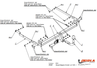 Прицепное устройство (фаркоп) Renault Megane (2009-2016) R048
