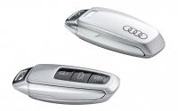 Пластиковая крышка для ключа Audi Rings Key Cover, Floret Silver Metallic, артикул 4N0071208AZ7G Пластиковая крышка для ключа Audi Rings Key Cover, Floret Silver Metallic, артикул 4N0071208AZ7G