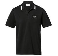 Мужская рубашка-поло MINI Logo Patch Polo Men?s, Black/White, артикул 80142460800