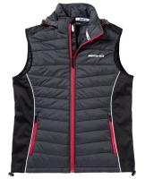 Мужской жилет Mercedes-Benz Men's Gilet, AMG, Black / Selenite Grey / Red, артикул B66958533