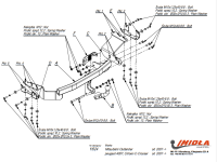 Прицепное устройство (фаркоп) Peugeot 4007 (2007-2012) Y024