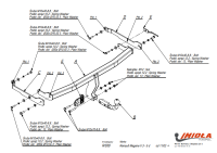 Прицепное устройство (фаркоп) Renault Megane (2002-2009) R030