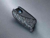 Оригинальный футляр для ключей BMW Key Case, Crystal Swarovski Clarity, Black, артикул 82295A56C37