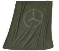 Двусторонний плед Mercedes Reversible Fleece Blanket, Khaki / Sand beige, артикул B66958972