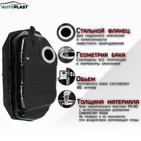 Бак топливный Ford Maverick (1993-1998) PFT-68NT2