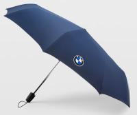 Складной зонт BMW Micro Dot Classic Compact Umbrella, Dark Blue, артикул 80232864006