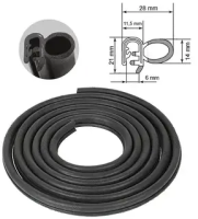 Уплотнитель Volkswagen Golf (2012-2019) 6061UD